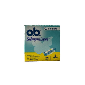 TAMPONES OB ORIGINAL MEDIO CAJA X 8 UNDS
